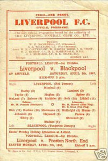 Match programme