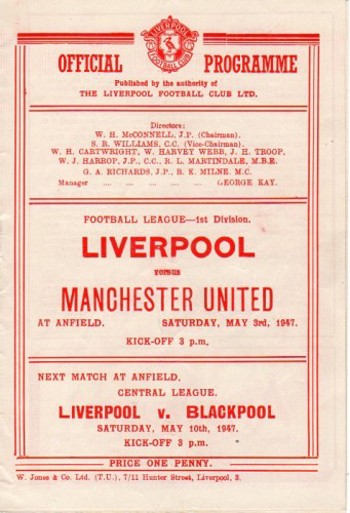 Match programme