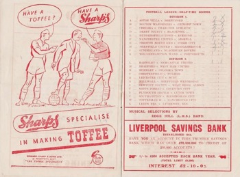 Match programme article