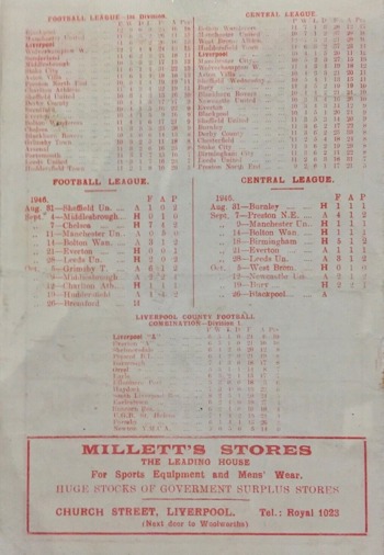 Match programme article