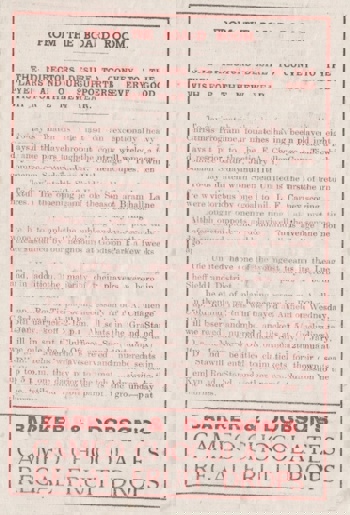 Match programme - article