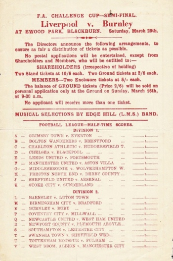 Match programme article