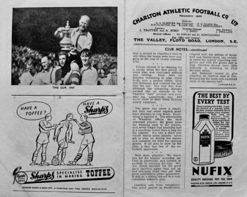 Match programme article