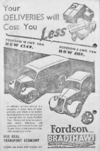 Match programme backcover