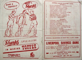 Match programme pages 6 & 7