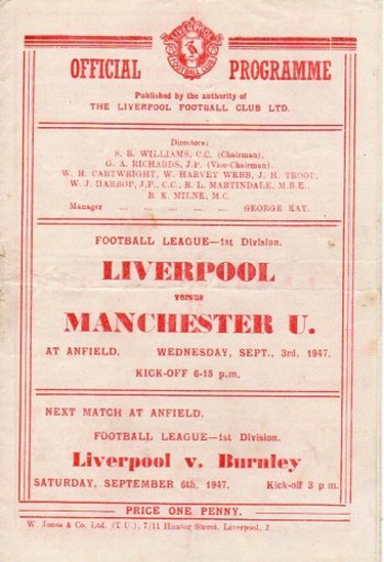 Match programme