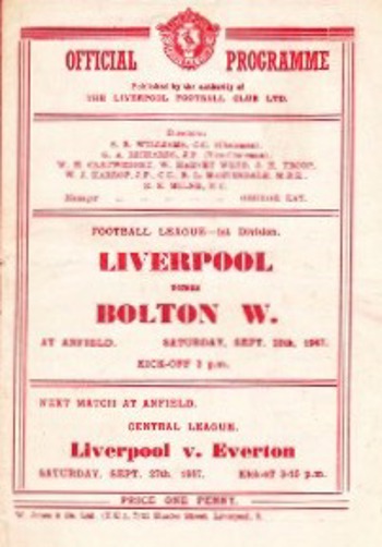 Match programme
