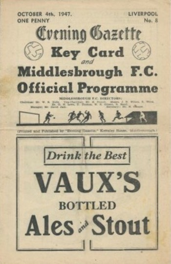 Match programme