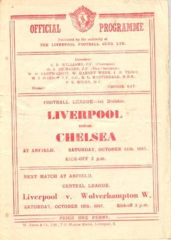 Match programme