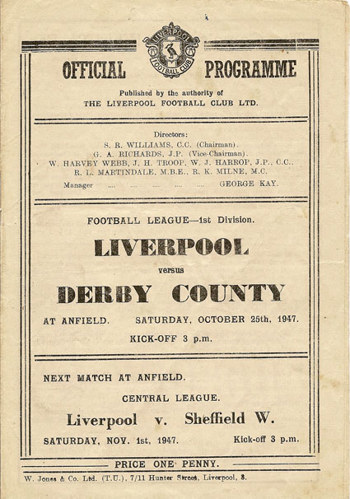 Match programme