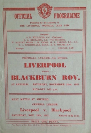 Match Programme