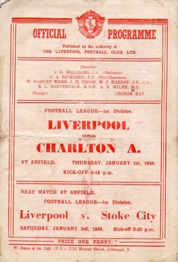 Match programme