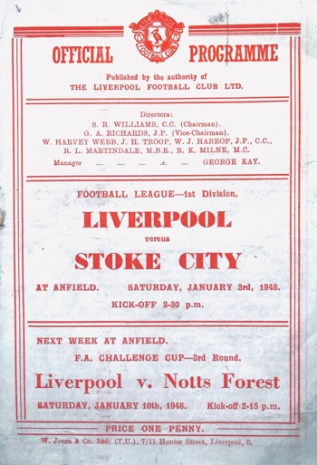 Match programme