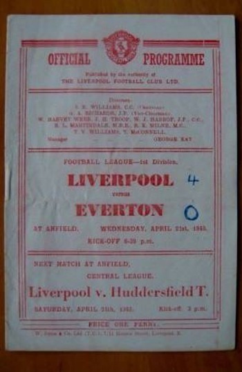 Match programme