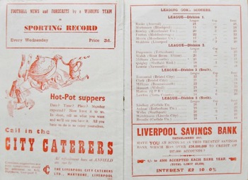 Match programme article