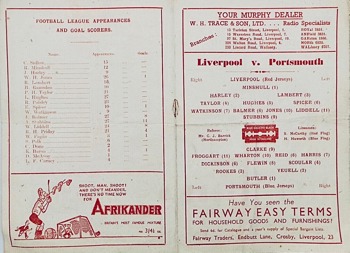 Match Programme (Pages 4 & 5)