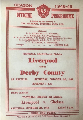 Match Programme