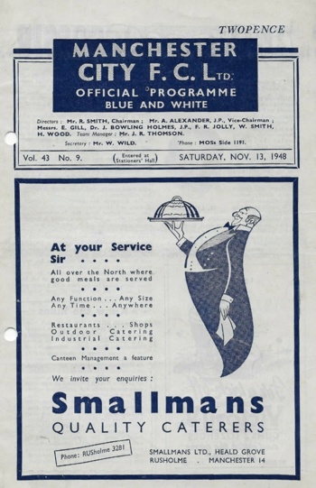 Match programme