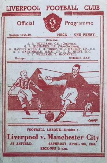 Match programme