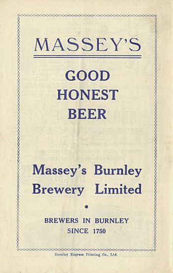 Match programme (BackCover)