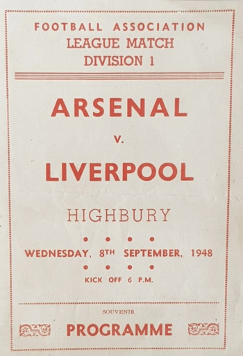 Unofficial Match programme