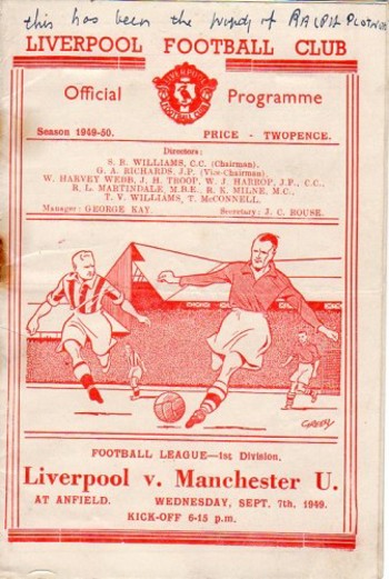 Match programme