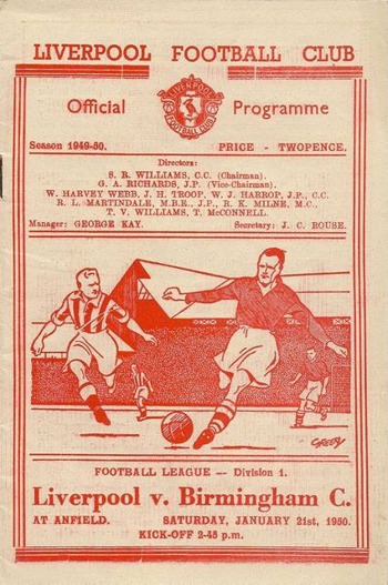 Match programme