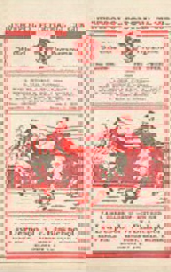 Match programme