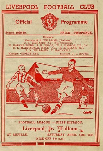 Match programme