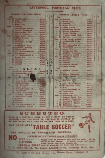 Match programme (article)