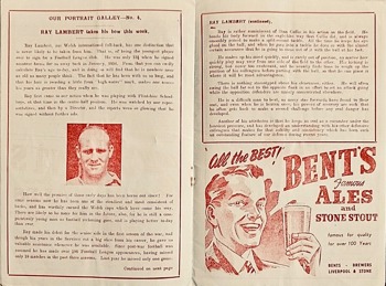 Match programme article