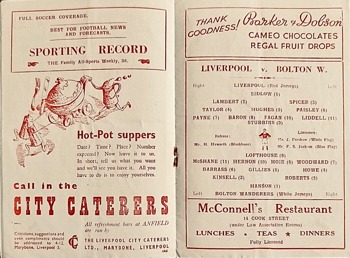 Match programme article