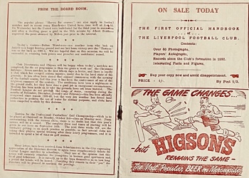 Match programme article