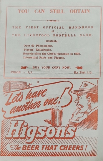 Match programme article