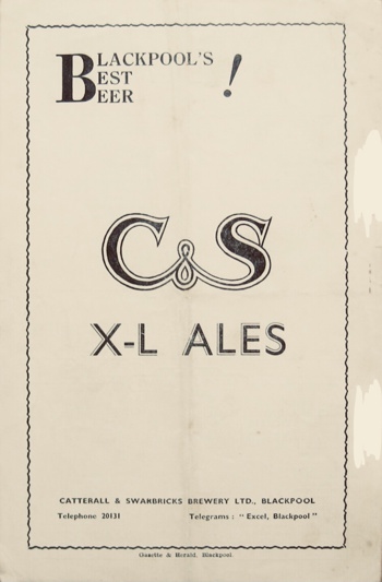 Match programme backcover