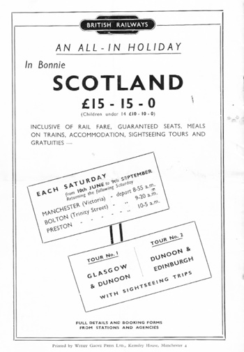 Match Programme - backcover