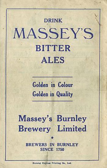 Match programme (BackCover)