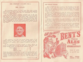 Match programme page 10 & 11