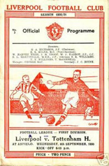Match programme