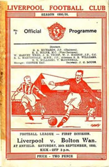 Match programme
