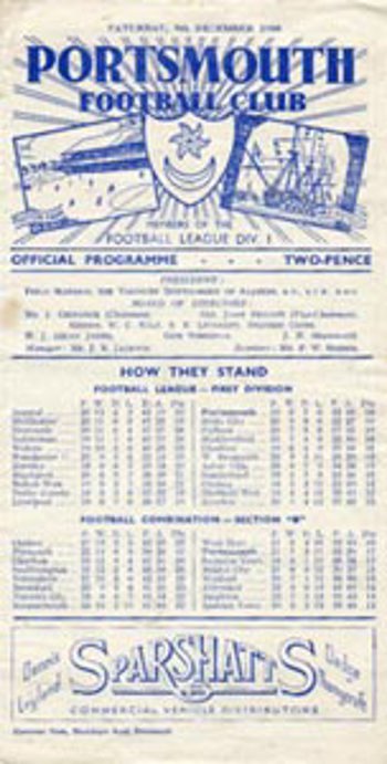 Match programme
