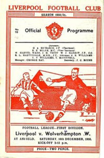 Match programme
