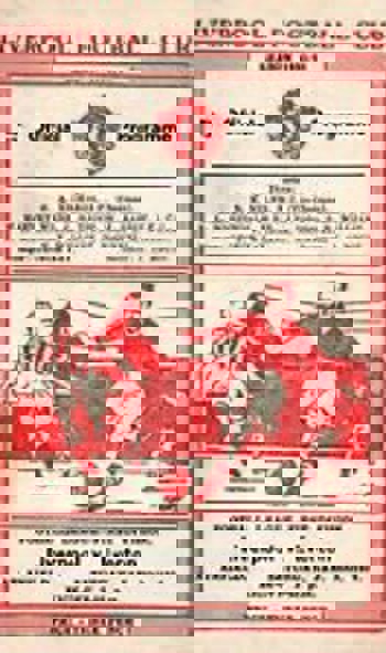 Match programme
