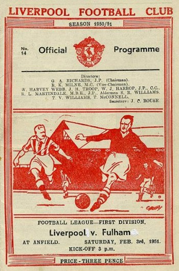 Match programme