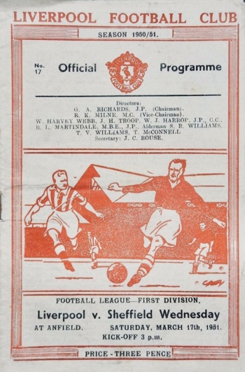 Match programme