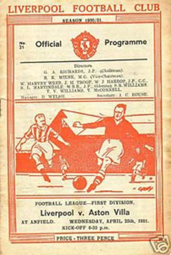 Match programme