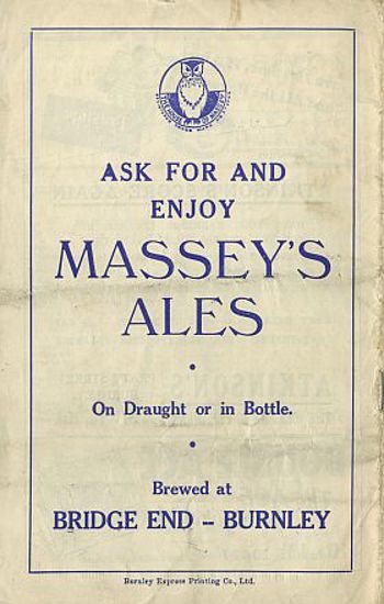 Match programme (BackCover)