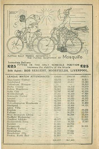 Match programme (BackCover)