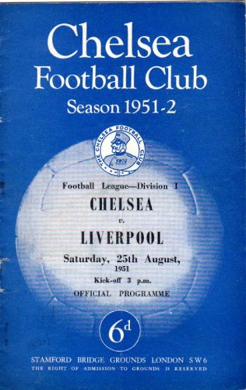Match programme