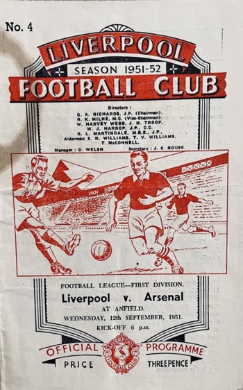 Match programme